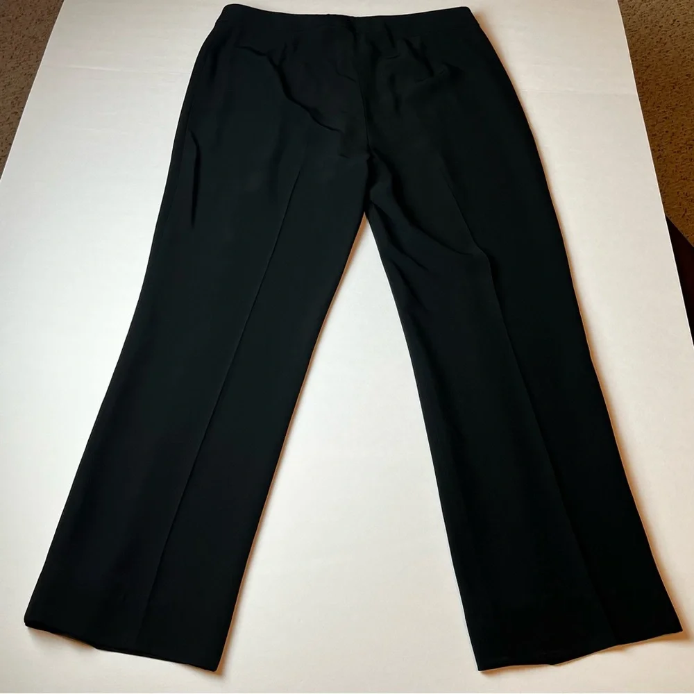 Lafayette 148 New York Barrow Dress‎ Pant Womens Size 10 Black Viscose Acetate
